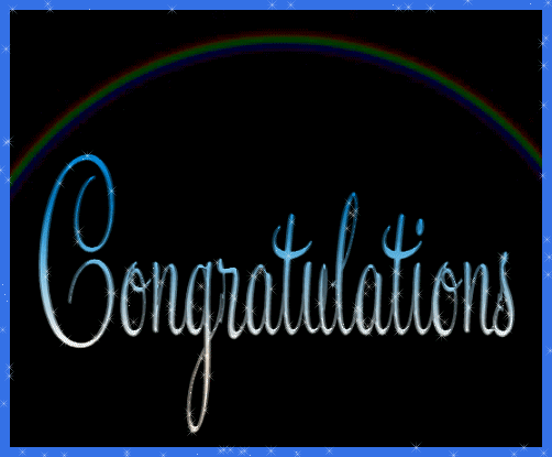 Image result for congrats glitter blue gif