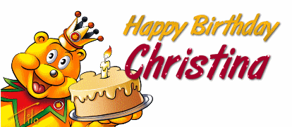 image gallery: happy birthday christina
