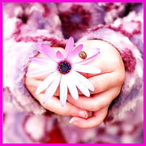 Pink Flower Girl