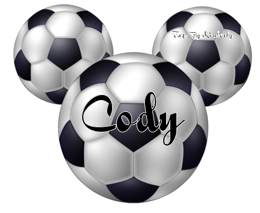 MICKEY HEAD WITH THE NAME CODY