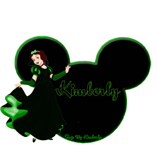 MICKEY HEAD WITH THE NAME KIMBERLY