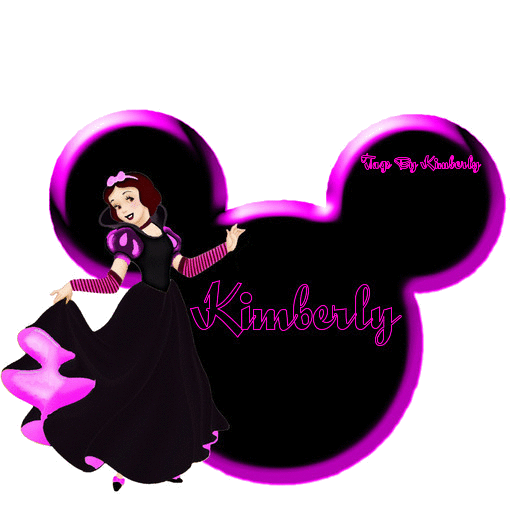 MICKEY HEAD WITH THE NAME KIMBERLY