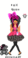 Emo Punk Rockstar Doll