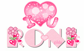 i love you RONI! (in Glitter Text)