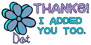 Thanks, I added you too.