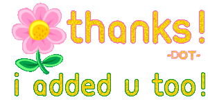 Thanks, I added you too.