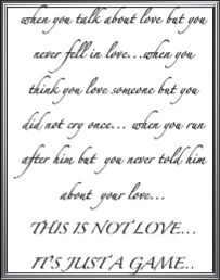 love or game