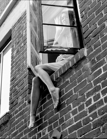 girl in window