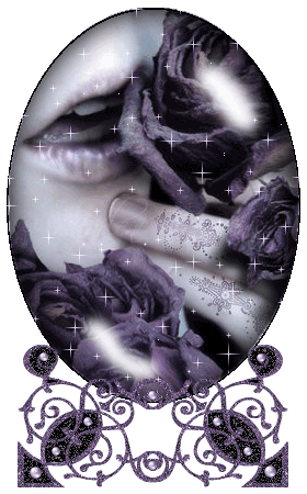 Purple Roses Globe