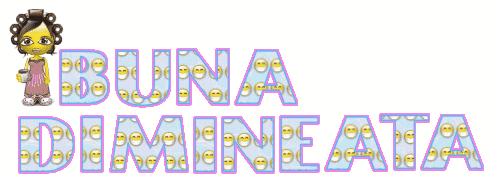 Buna dimineata = Good morning