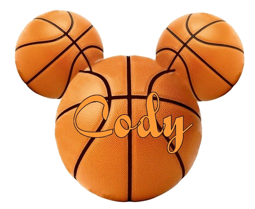 MICKEY HEAD WITH THE NAME CODY
