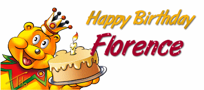 happy birthday Florence