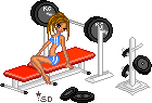 weight-lifting dollz