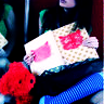 girl with book