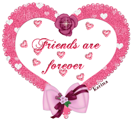 Friends are forvever heart