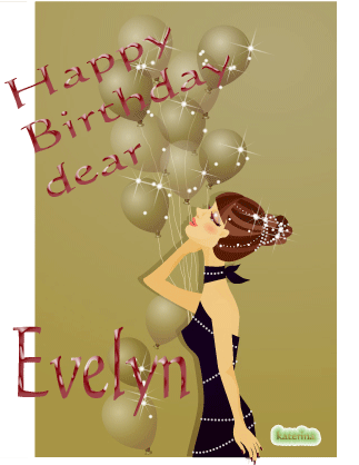 happy birthday dear evelyn