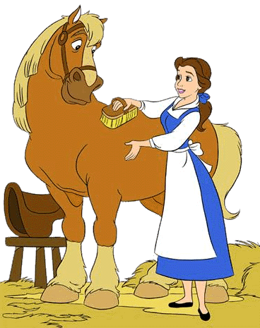 Belle with horse