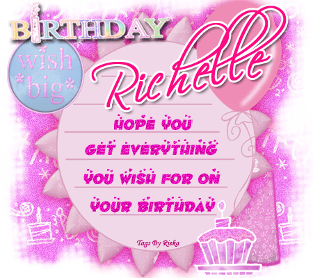 Happy Birthday,Richelle