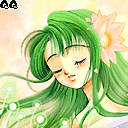 green hair