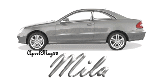 silver mercedes benz CLK500 mila