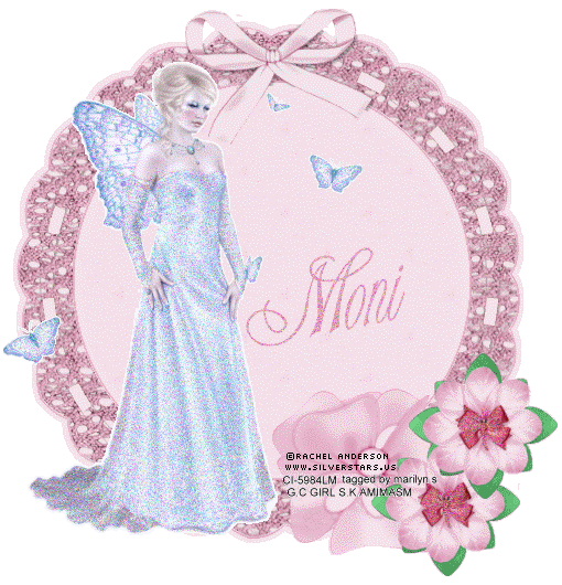 NAME MONI/BLUE BEAUTY/PINK FLOWERS