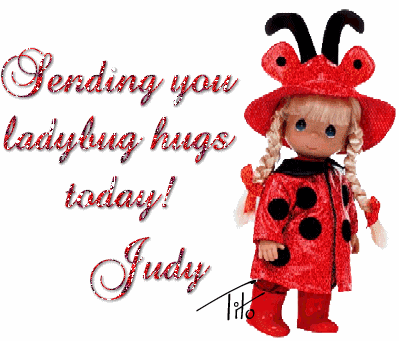 Sending you ladybug hugs today Judy
