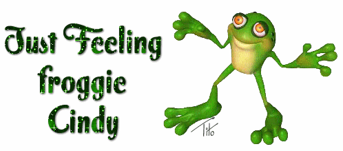 just feeking froggie Cindy