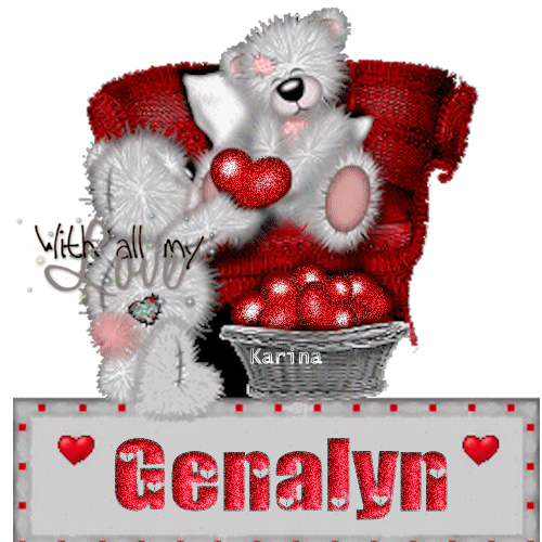 With all my love Bear...Genalyn