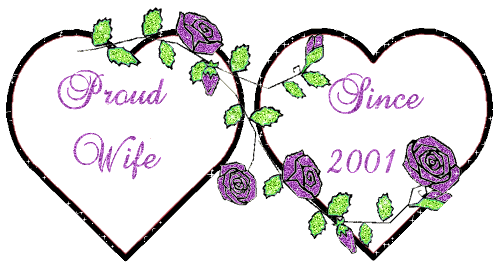 Proud Wife Since 2001 Purple