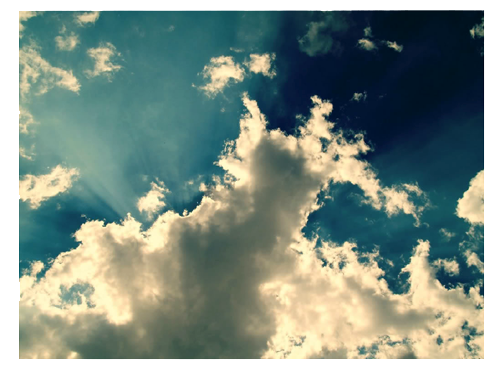 Clouds.