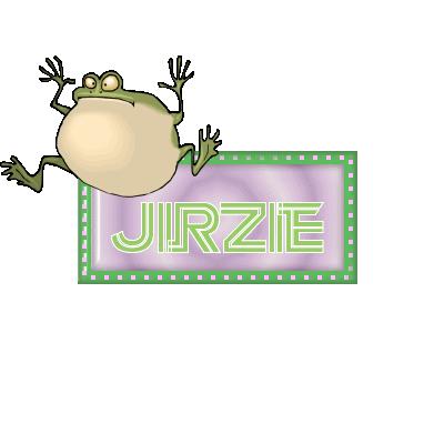 frog with the name jirzie