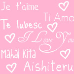 "I Love You" in many Languages