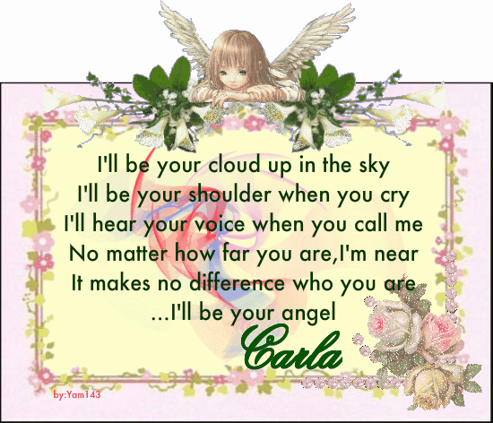 I'll be your angel-Carla