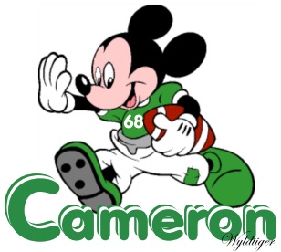 Football Mickey Mouse - Cameron