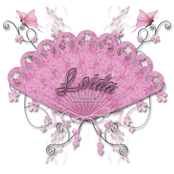 Pink fan-Loida