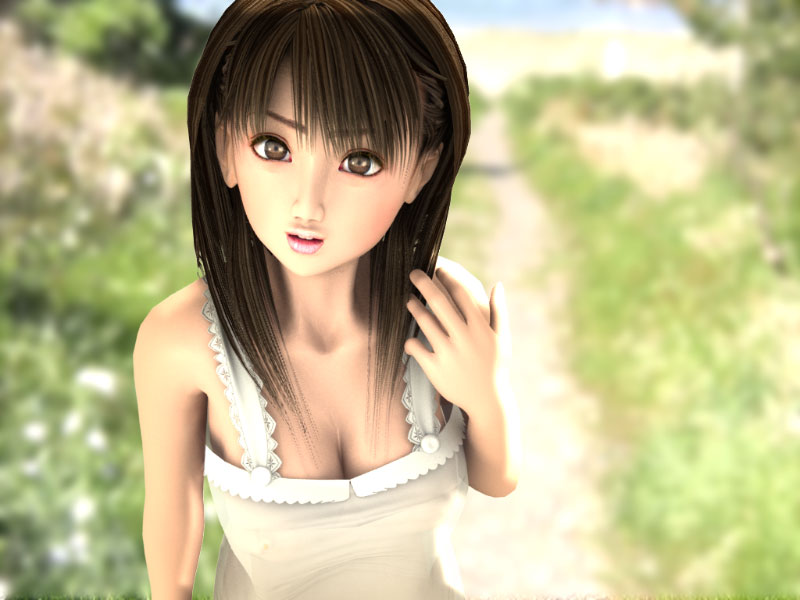 Cute CG anime girl