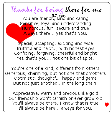 friendship poem