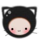 Black Kawaii Kitten