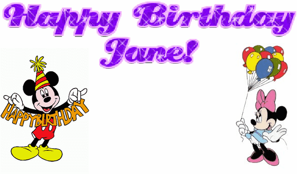 Happy Birthday Jane