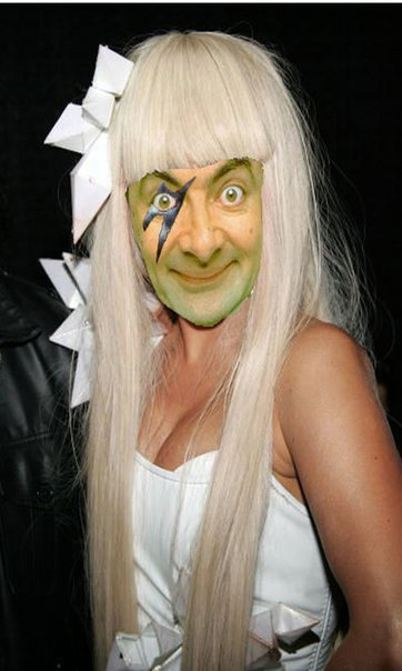 MR BEAN AS LADY GAGA