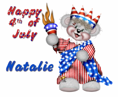 happy 4th july  Natalie