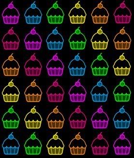 raindow cupcakes