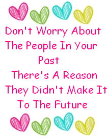 Don't worry about the people in the past