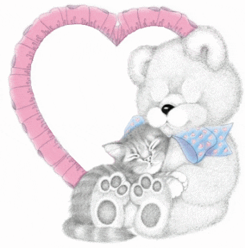 Birthday Note~Cute Bear & Kitty