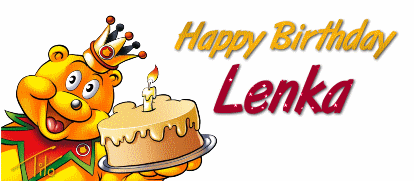 HAPPY BIRTHDAY Lenka