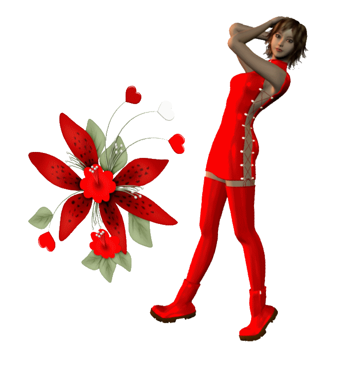 Woman with Flowers