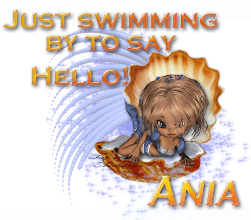 Just swimming by to say hello!