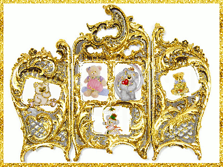 My Bear in Golden frame