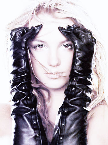 Britney Spears Black Gloves