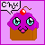 Purple Chu Cupcake